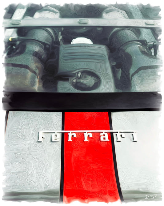 Scuderia's Symphony - A Ferrari Fine Art Print