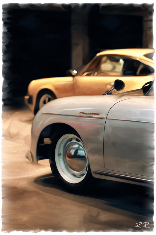 “1267” a Porsche 911 & 356 - Fine Art Print