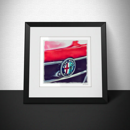 Crimson Heart: An Alfa Romeo Badge