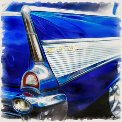 American Icon: Rear Quarter of a 1957 Chevrolet Bel Air