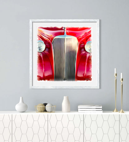 The Candy Apple Rod - a Painting of A Hot Rod