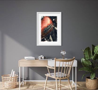 Open Road Anthem a Harley Davidson Tank Oil Painting