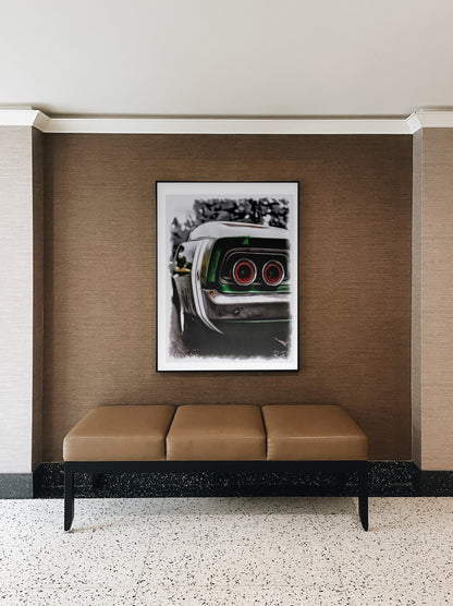 Exclusive Limited Edition Oil Painting of a 1969 Dodge Challenger