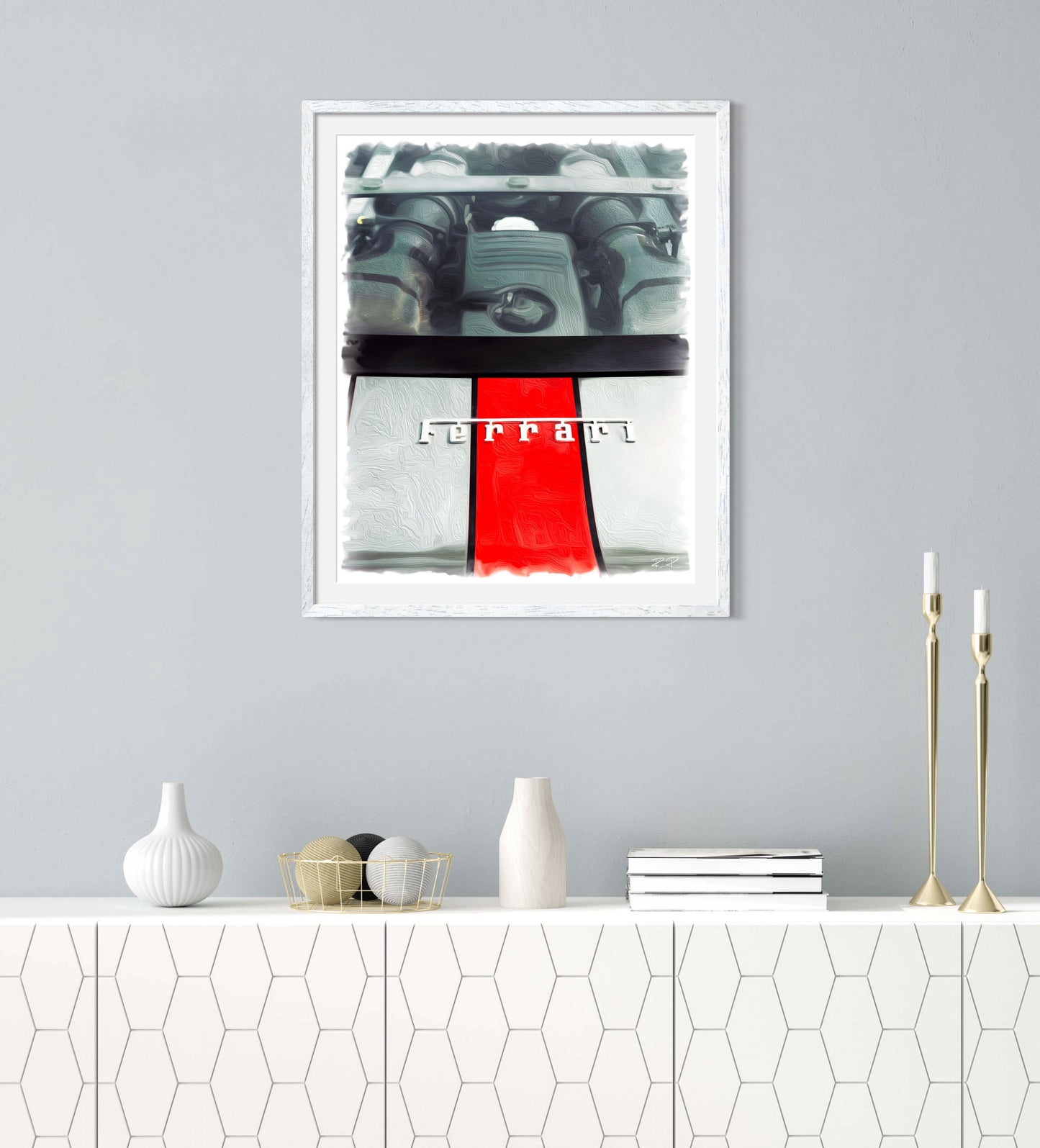 Scuderia's Symphony - A Ferrari Fine Art Print