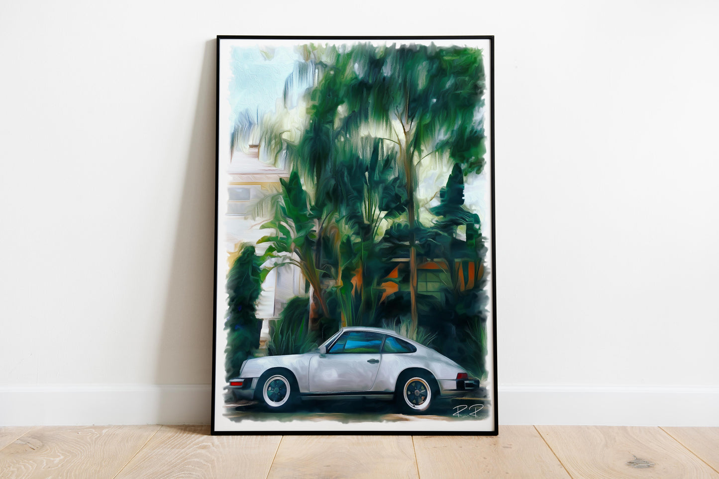 Sleek Symphony: Porsche 911 and Palms