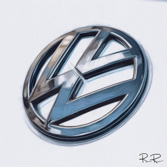 Chrome Dreams: VW Emblem Radiant Brilliance